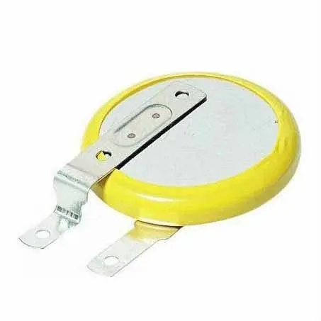 CR2032 Battery With Solder Tabs - 3V Lithium Coin Cell For Nintendo SNES & More