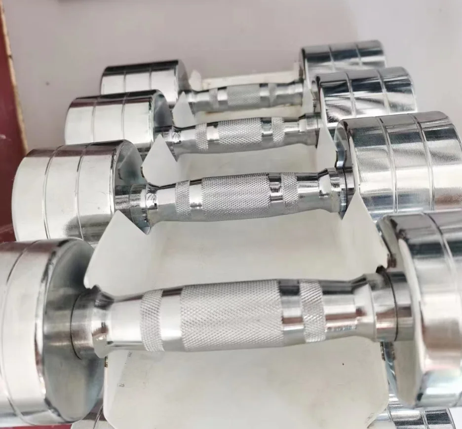 Gym Stainless Round Head Dumbbells Fitness Weight Lifting