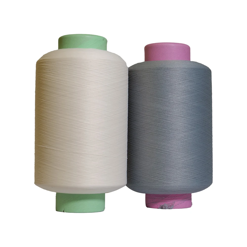 OLE 40150/48F Covered Spandex Yarn SCY 150/48 Nylon Polyester Single Ply Covered Yarn With 40D Socks Knitting Stable Strong