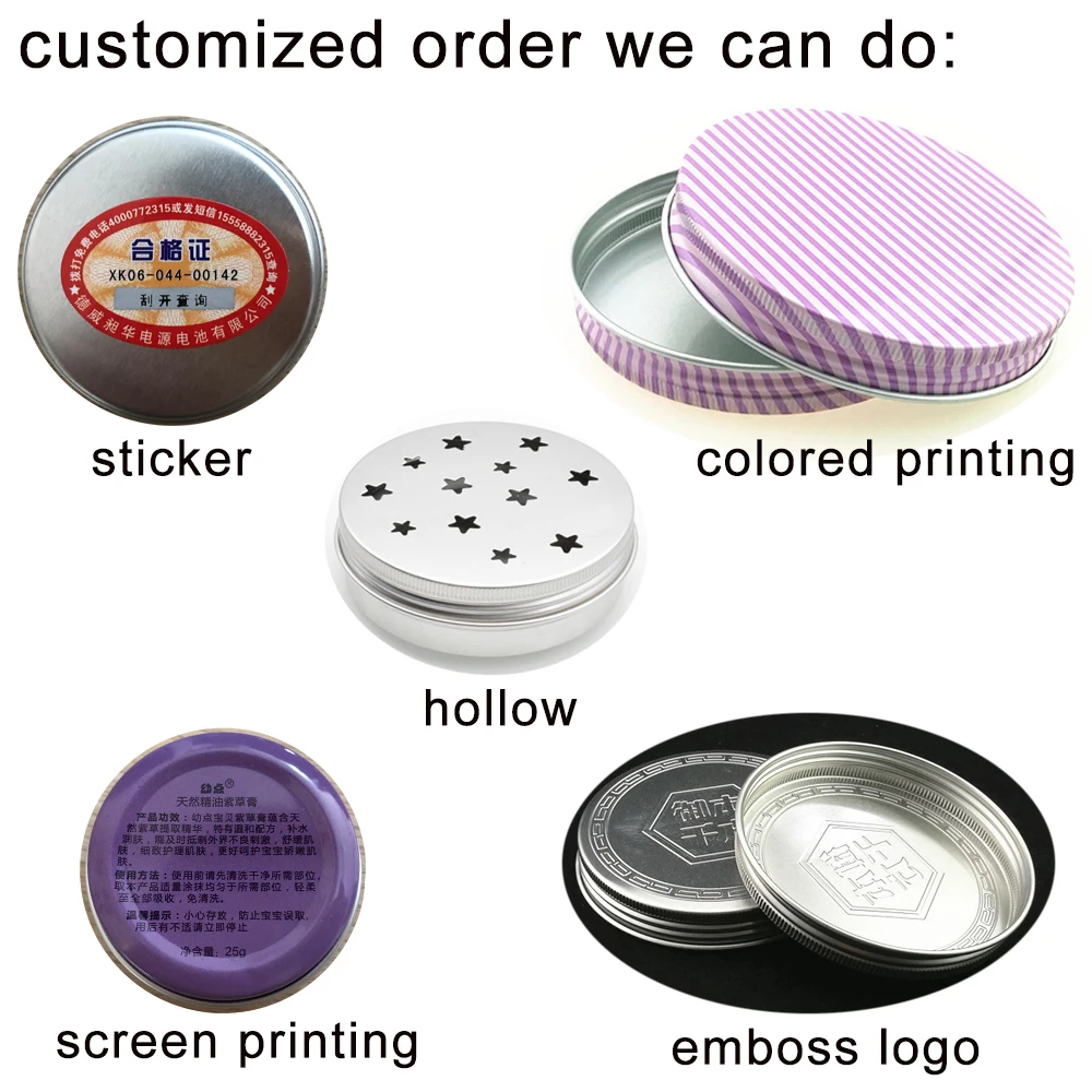 Матовые черные Алюминиевые косметические банки 1 унция 2 унции 4 унции 6 унций 8 унций черные алюминиевые круглые жестяные банки для свечи