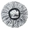 Chapeau zèbre noir et blanc