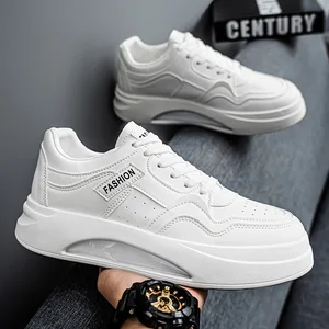 Rubber Male Adult Shoes Boys Wholesale White Designer Casual Shoes for Men Fashion Running Sports Sneakers Breathable Walking