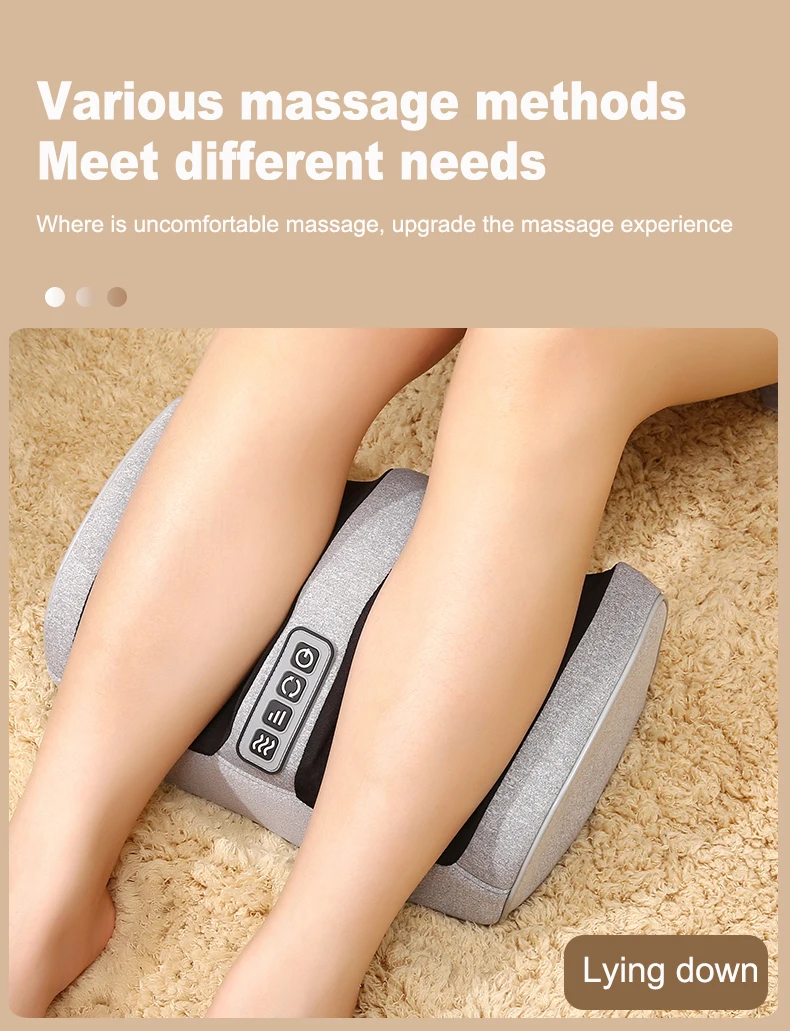 Electronic Shiatsu Foot Leg Warming Massagers Machine With Heat And