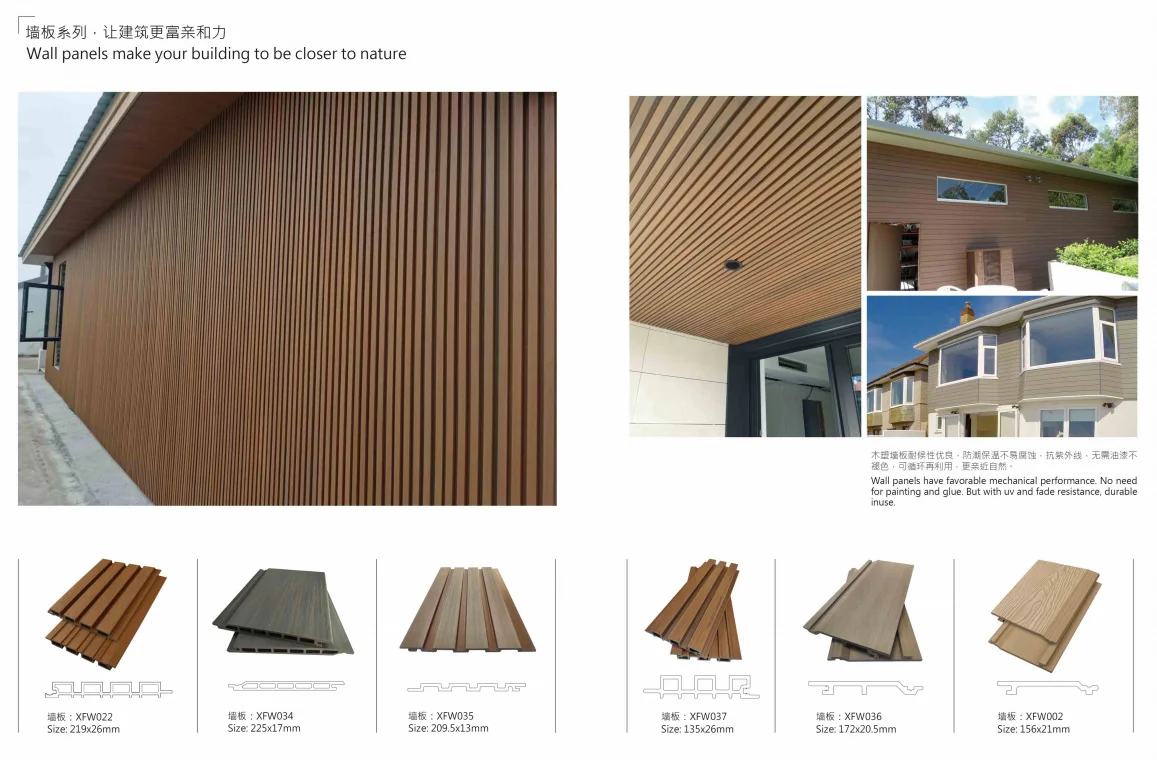 Anti UV Outdoor WPC Cladding - Durable & Waterproof Panels