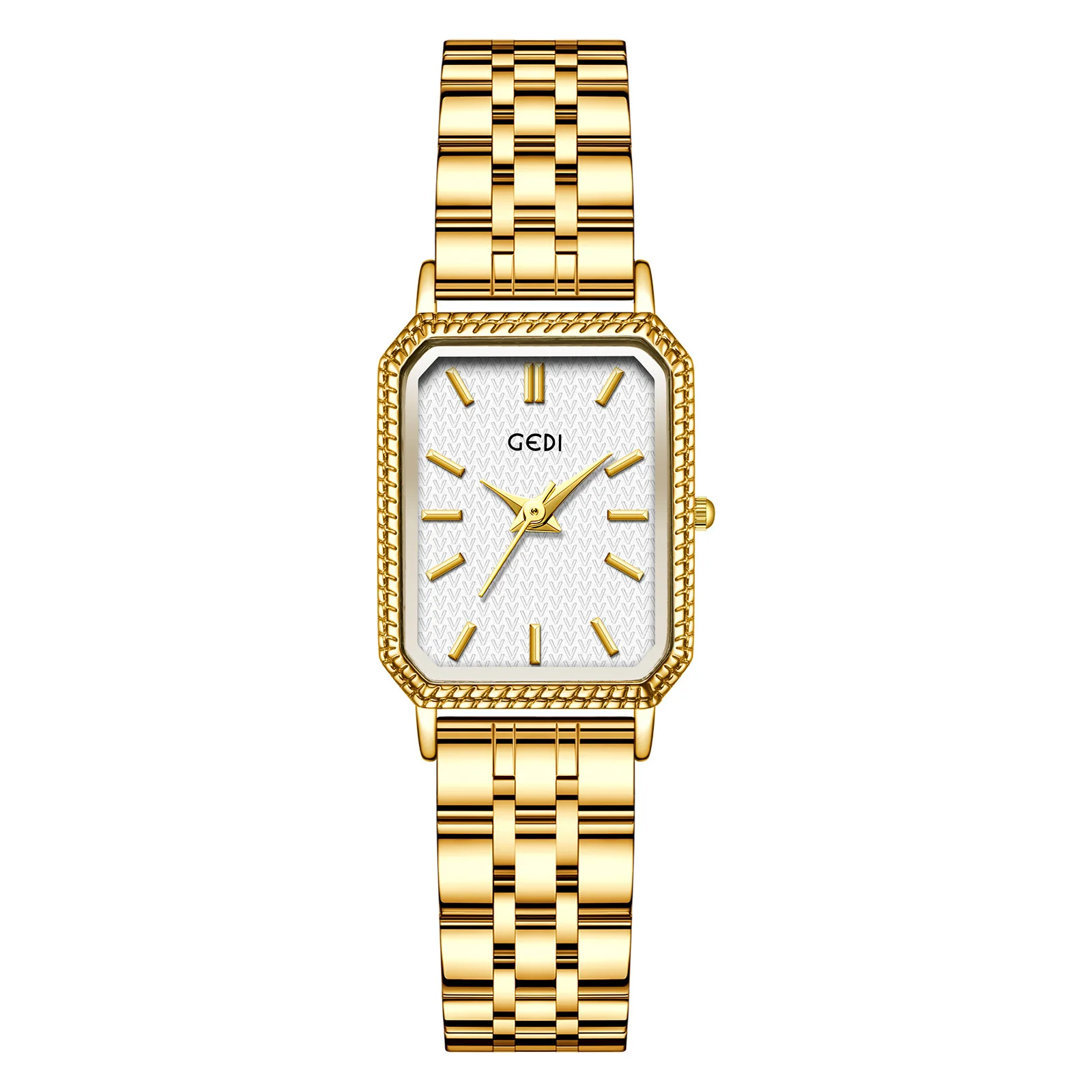 Rectangular Vintage Quartz Women's Watch OM-140778