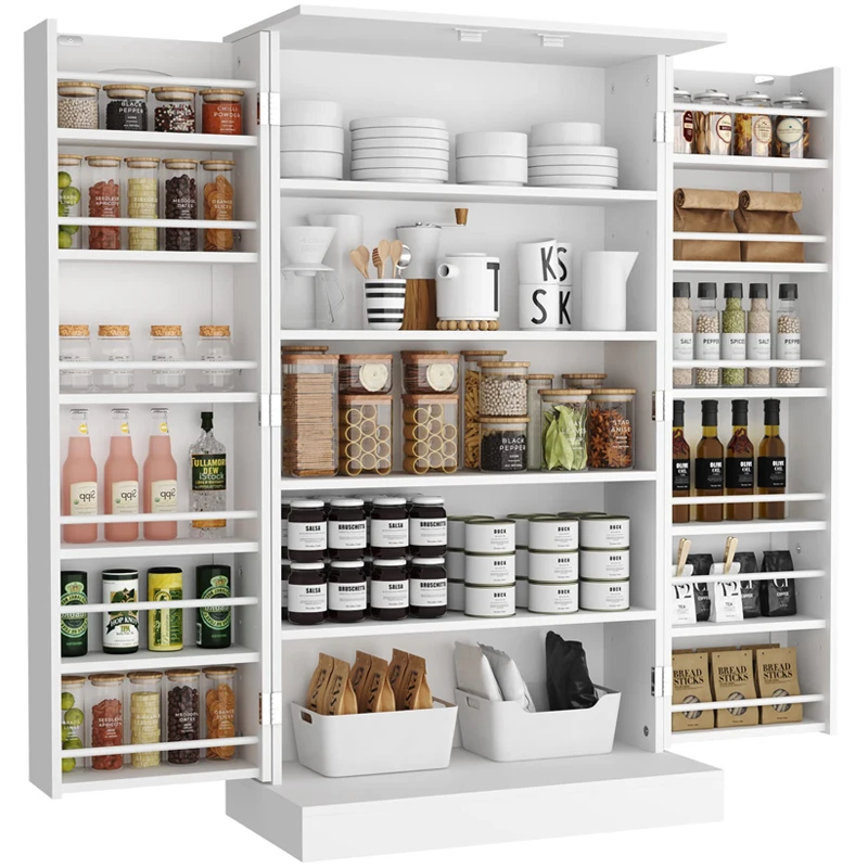 Modern Pantry Cupboards Integral Custom Household Open Quartz Stone