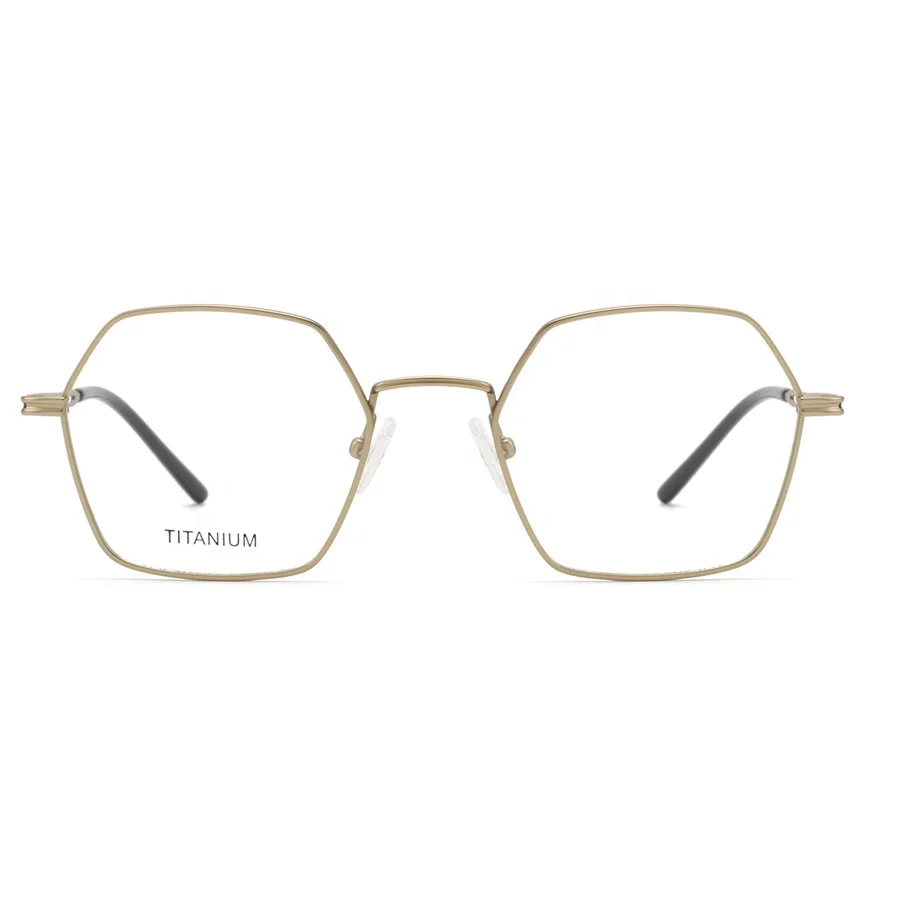 T155 Irregular Frame Retro Can Be Matched With Myopia Anti Blue Glasses Titanium Eyeglass Frame