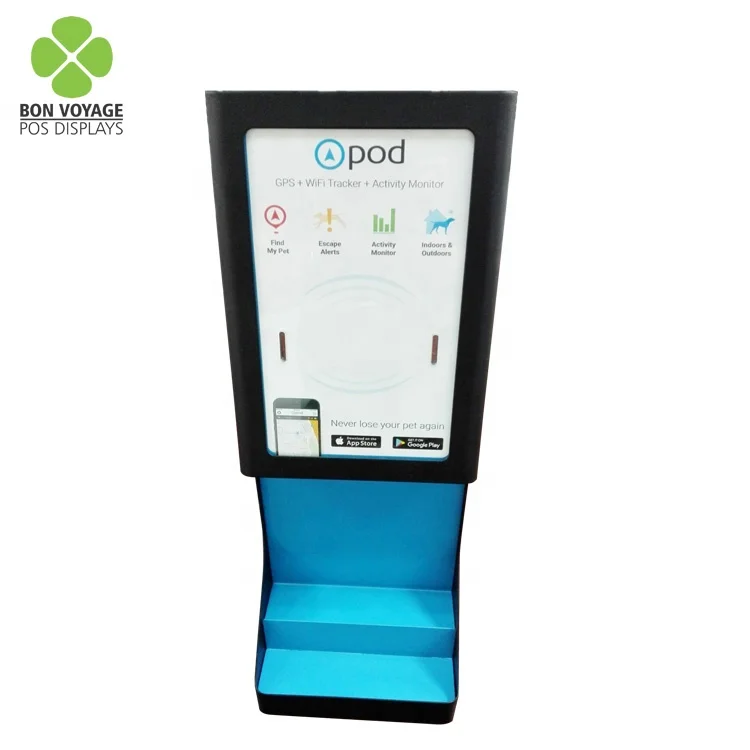 Retail Store POS POP up Countertop Acrylic Holder Hair Dryer Electronic Products Metal Display Stand