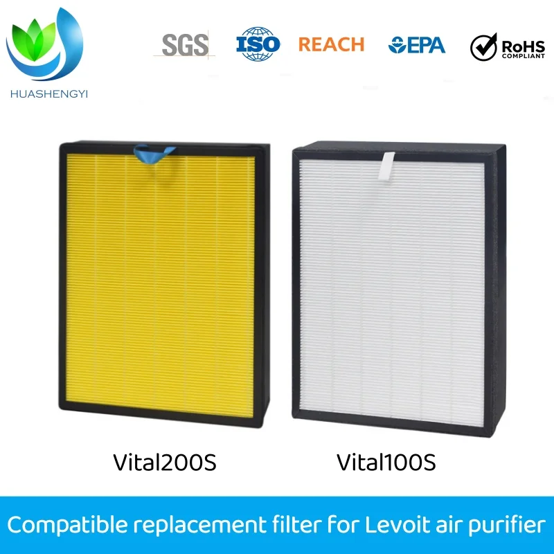 Factory Price H13 True HEPA Filter Air Purifier Filter Compatible Replacement for Levoit Vital 100S Vital 200S Air Purifier