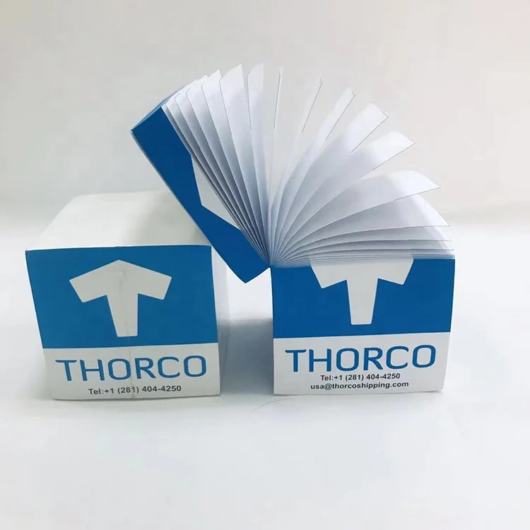 Custom Logo Block Promotional 4 Sides Printing Paper Cube Memo Pad with pallet