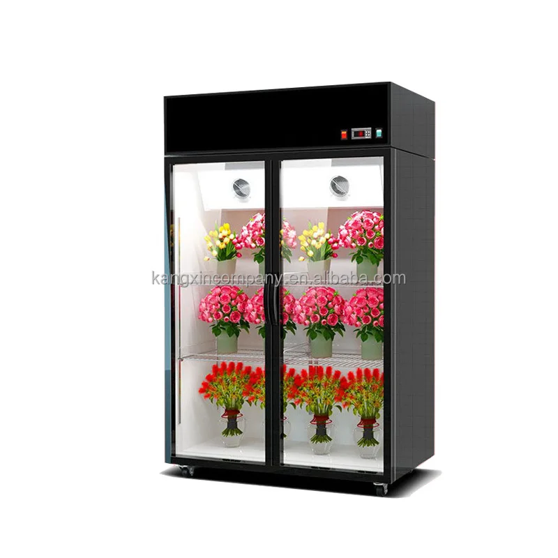 Flower Cooler With Display Doors Glass Door Walk Made in China - Main Image