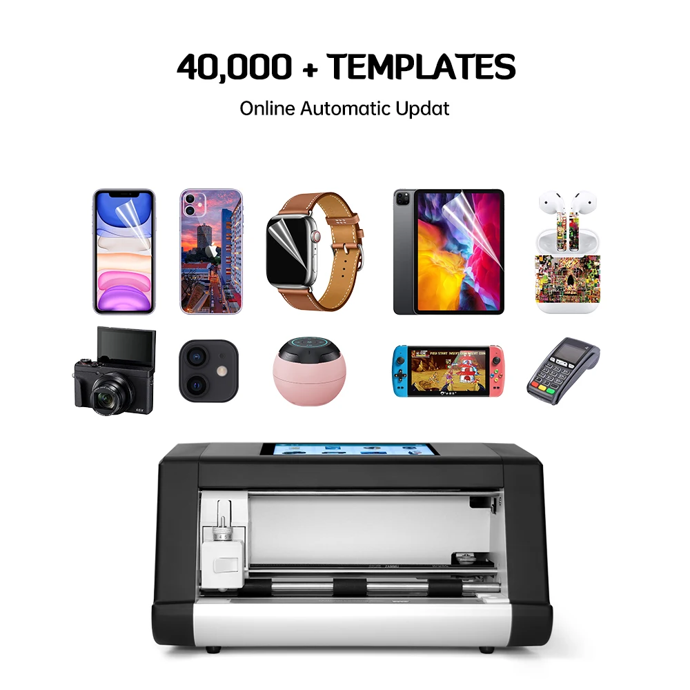 Unlimited Custom Maquina Hidrogel Mini Screen Protector Tpu Hydrogel Film Sheet Skin Sticker Cutting Machine
