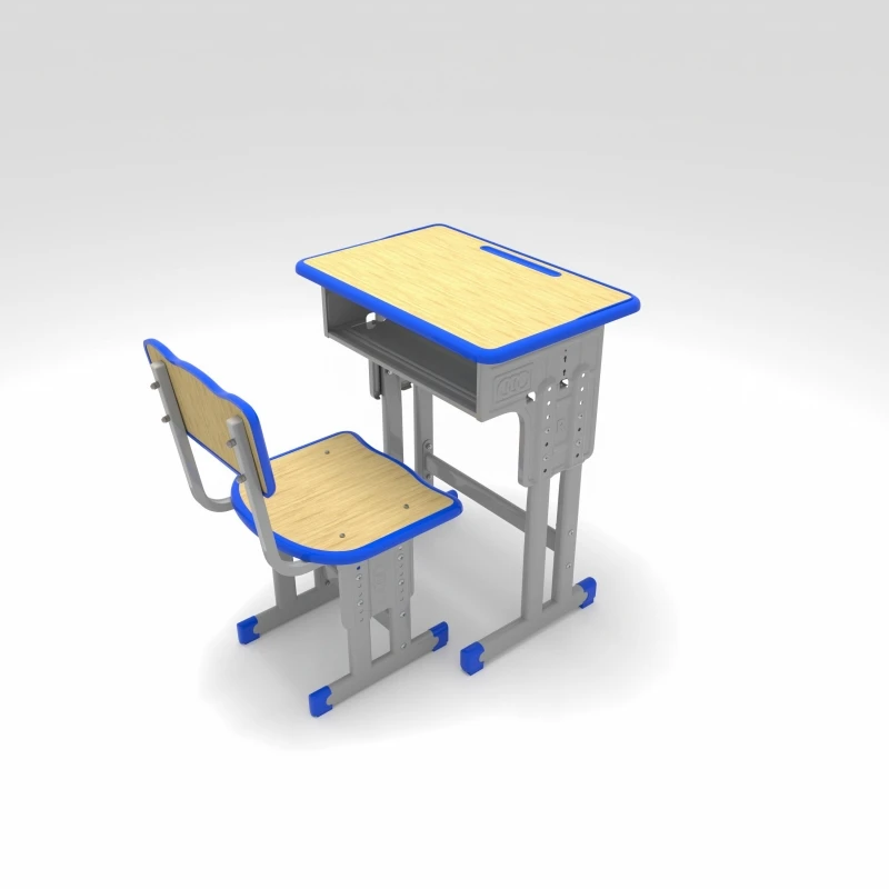 School Furniture Classroom Desks and Chairs Student Height Adjustable Table and Chair Set