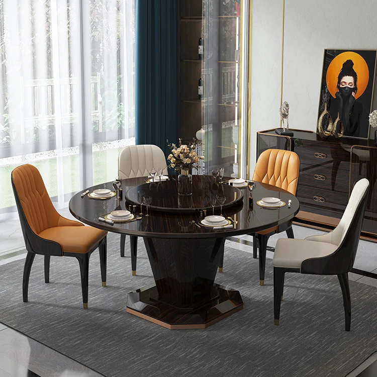 modern italian round dining tables