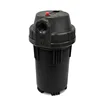 Black bottle with black cap