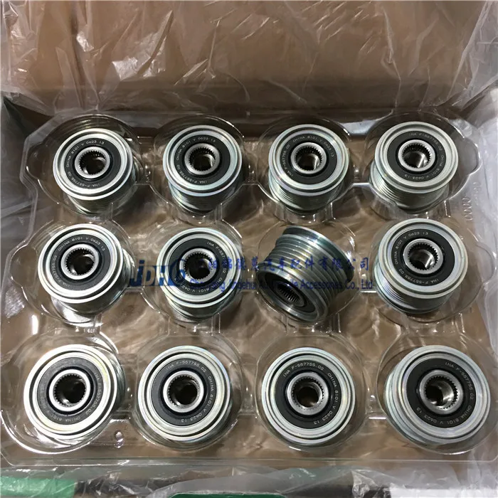 达西亚除尘器交流发电机皮带轮8200548796 7700429217原装ina 6pk飞轮离合器f557755 535010510 ...