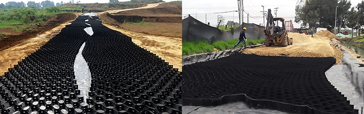Acrylic Polymer Soil Stabilization Retaining Wall Hdpe Geocell