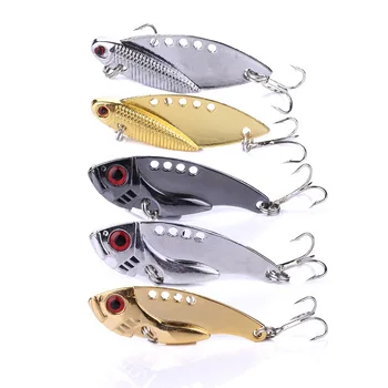 High Quality Cheery 5pcs/Box Hard Bait Lure Body Vib Bass Peasa Fishing Accessories Tackle Metal Jig Blank Fishing Lures – Metal Jig – view 2