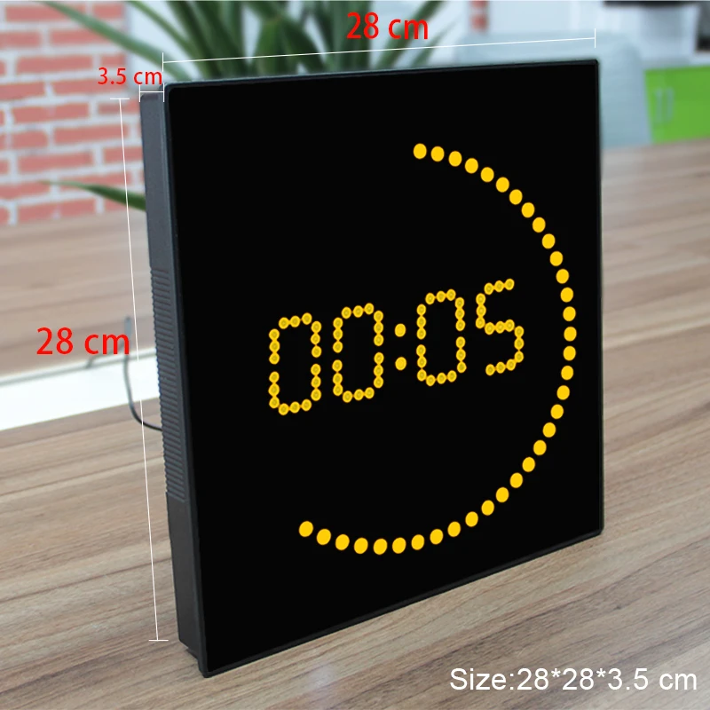 CHEETIE CP100 Good Quality Home Decor LED Custom Wall Clock Sound Alarm Clock Handmade Wall Clocks