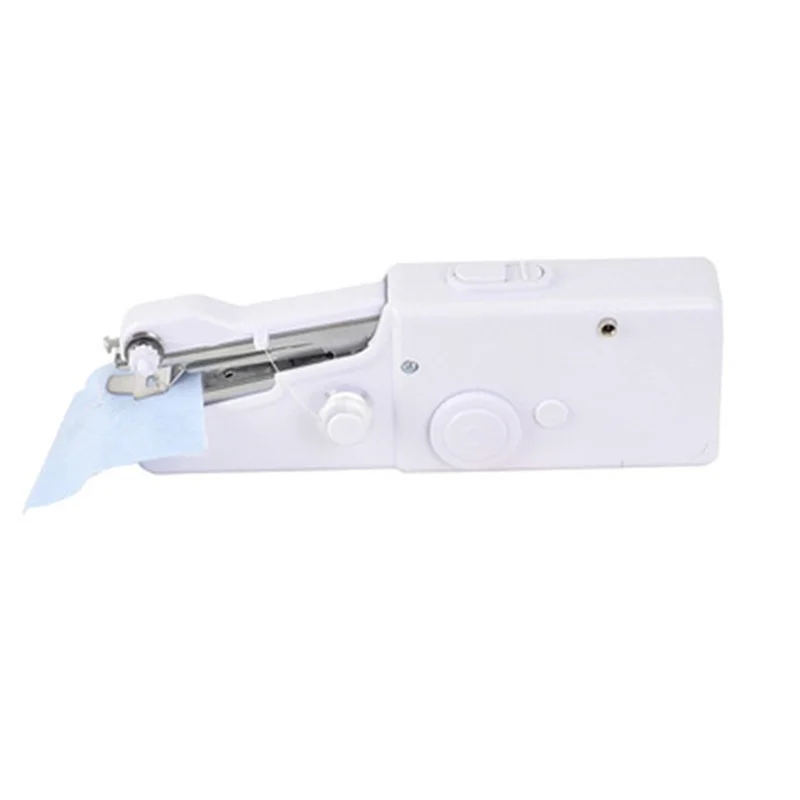 Portable Mini Hand Sewing Machine Quick Handy Stitch Sew Needlework Cordless Clothes Fabrics Household Electric Sewing Machine