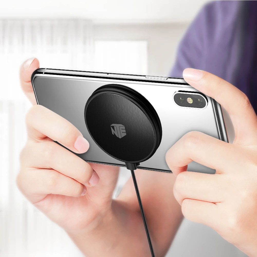 Бесплатная доставка Беспроводная зарядная док-станция Светодиодная лампа 10 Вт Qi Беспроводная зарядная подставка