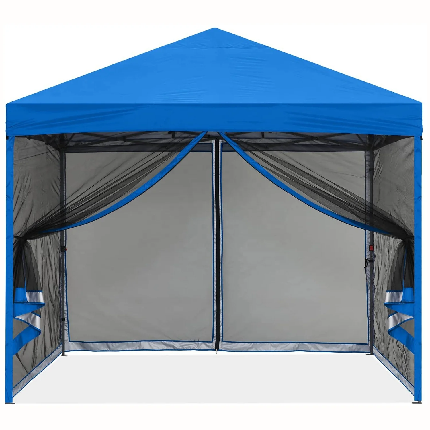 10x10 Pop Up Easy Setup Canopy Tent with Netting Screen Walls Camping Party Beach Garden Outdoor Canopie Gazebo Alibaba