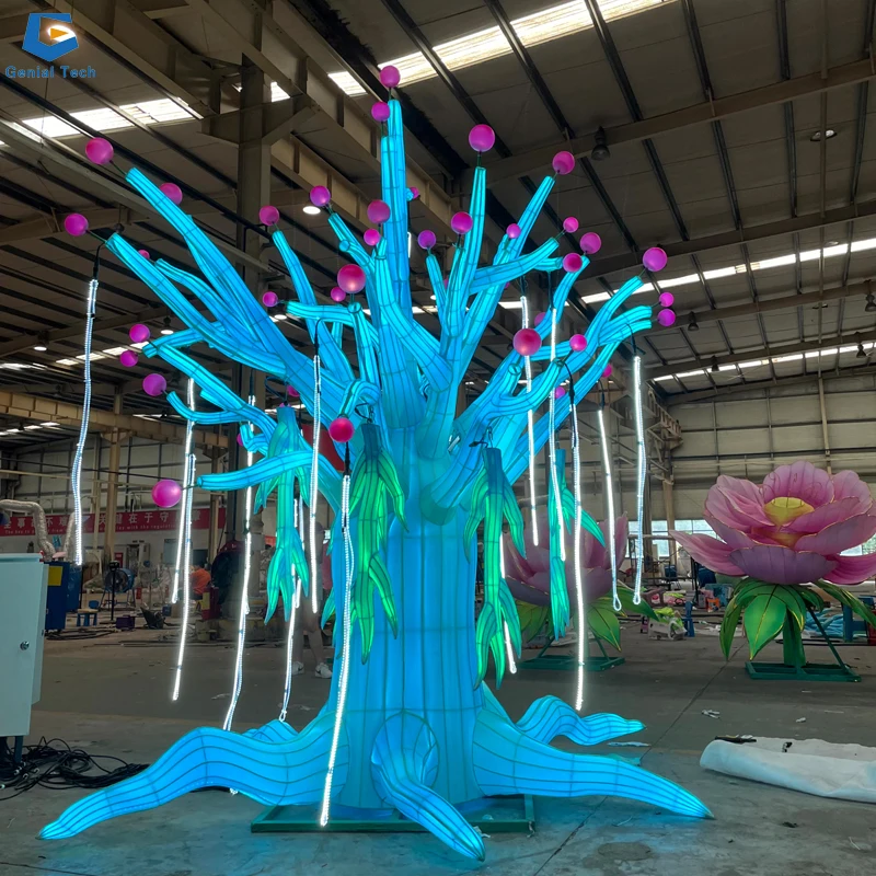 CCFL145 Outdoor Christmas Decoration Lighted Tree Magic Tree Silk Lantern Festival for Park