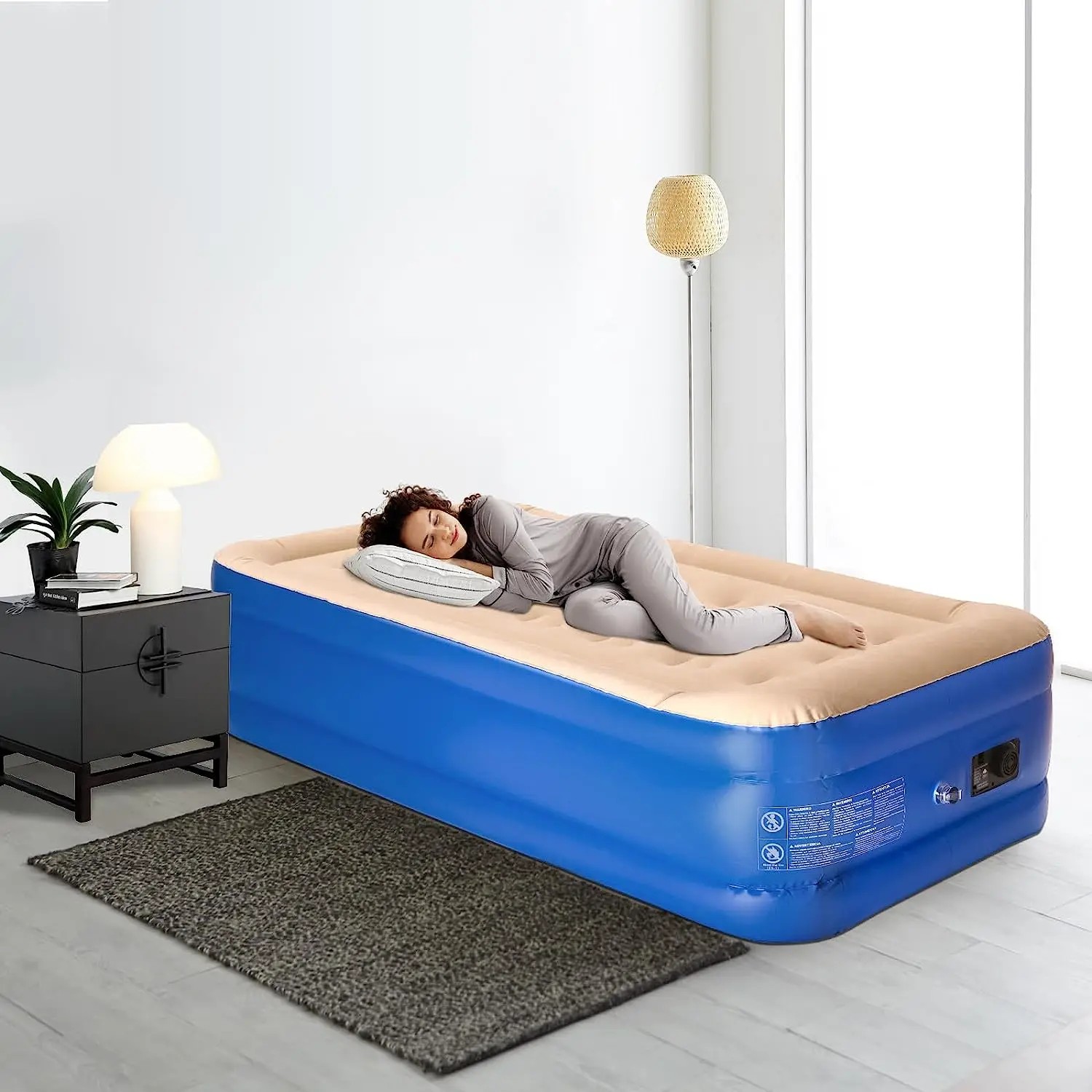 Builtin Pump Air Mattress Camping Mattress Custom Size Inflatable Folding Inflatable Bed Series