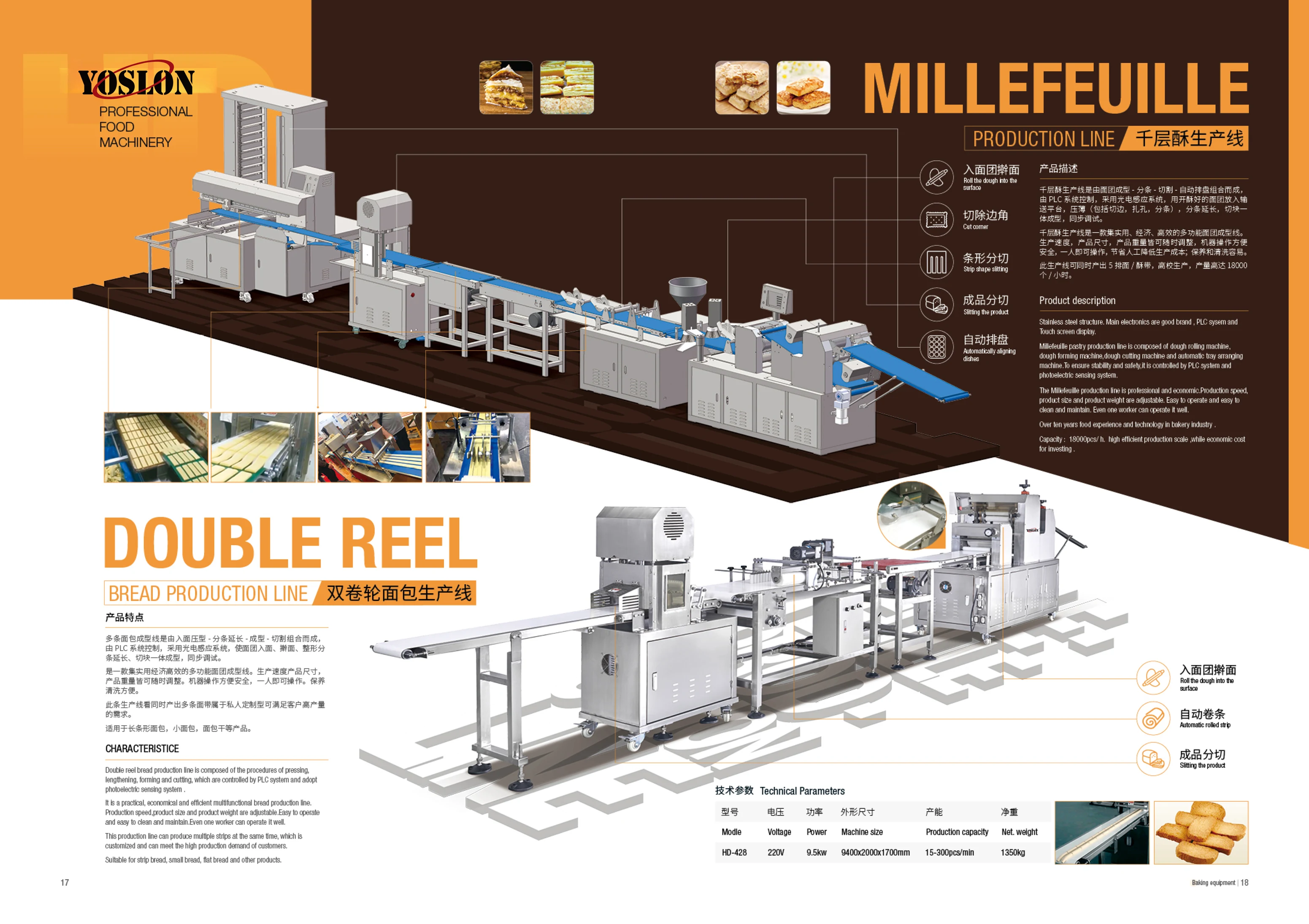 Yoslon Automatic Dough Sheeter Price Malaysia Philippines Electric Puff