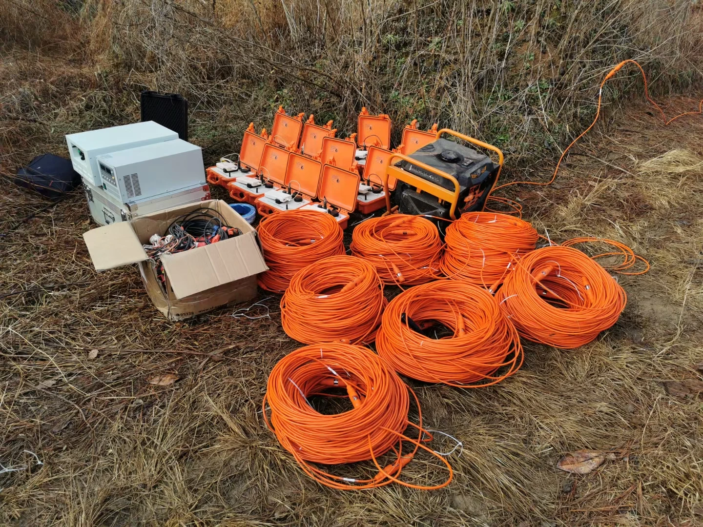 Geomative SSIP Geoelectrical Survey Resistivity IP  Meter for Deep Earth Exploration