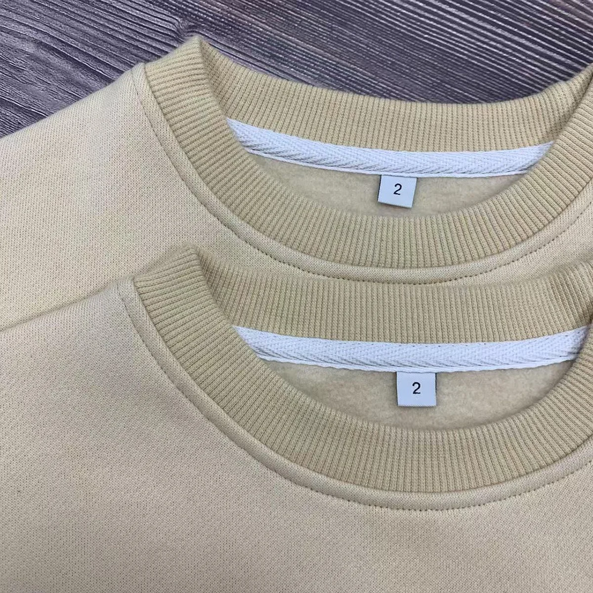 JL826C Baby Thick Sweater Long Sleeve Embroidery Clothing Sweatsuits Men Crewneck Sweatshirt