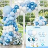 Blue & White Balloon Arch Garland Kit