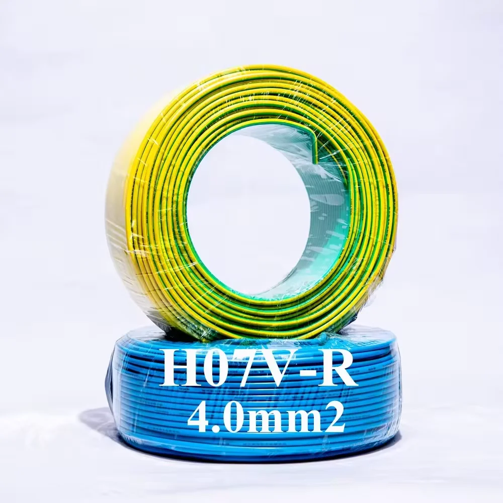 H07 V-U/R (bv /bvr) 1.5 2.5 PVC-isoliertes Leiter kabel Einzel draht HO7V-U HO7V-R kabel