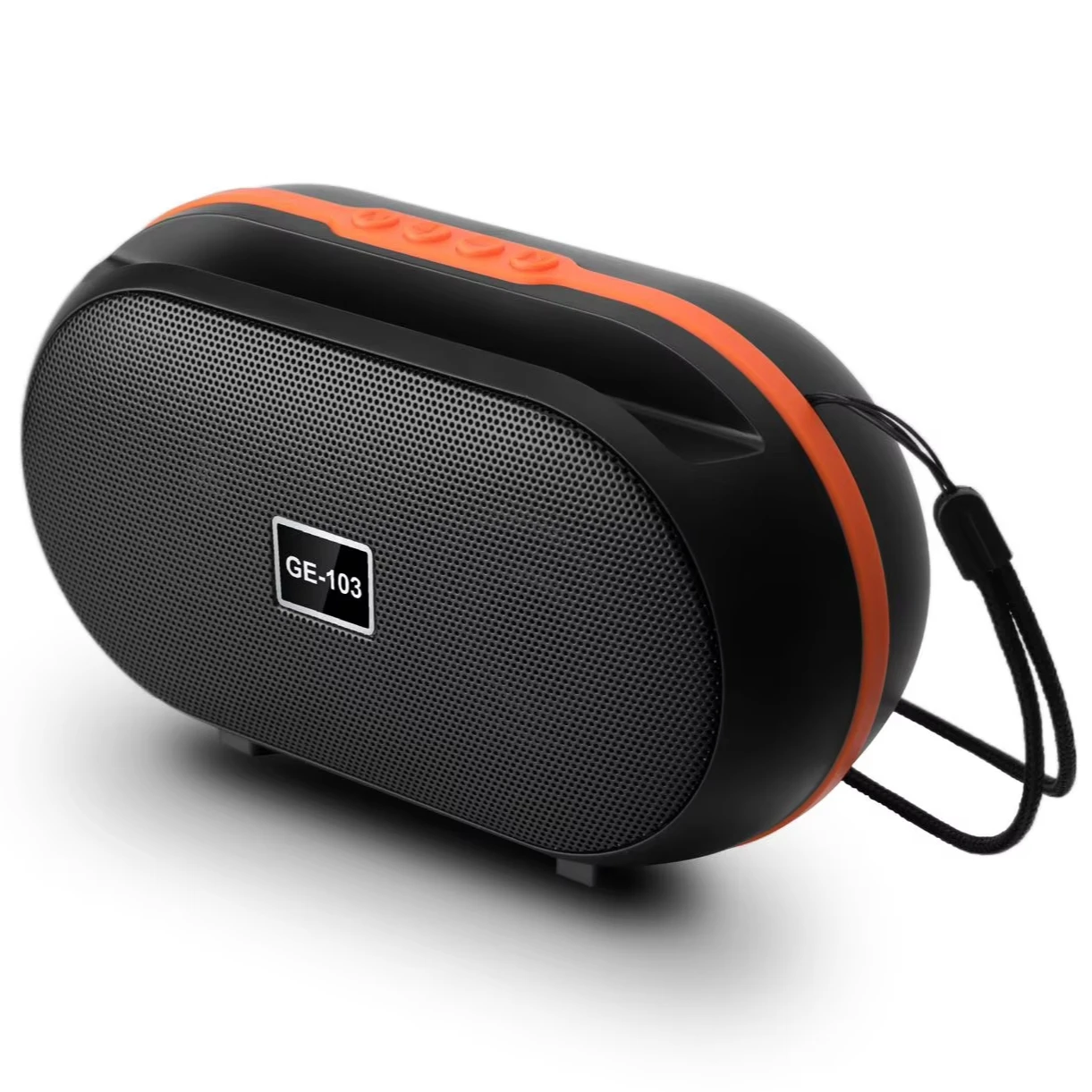 7W Mini Portable Blue-tooth Solar Speaker 1200mAh Loudspeaker Waterproof  Bass Outdoor Music Player Mini Boombox Home Gift FM USB