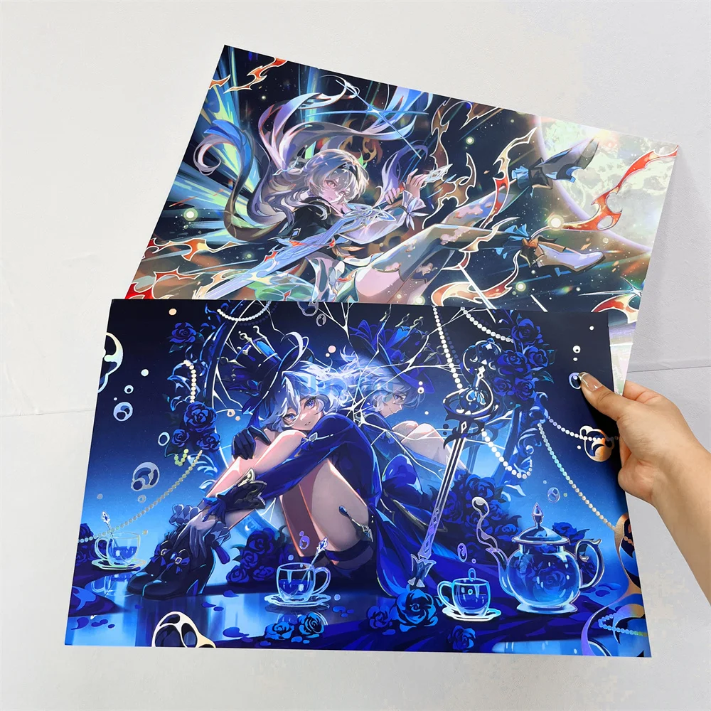 Custom Printing Sublimation Anime Colorful Holographic Card Custom Printing Sublimation Anime Colorful Holographic Card