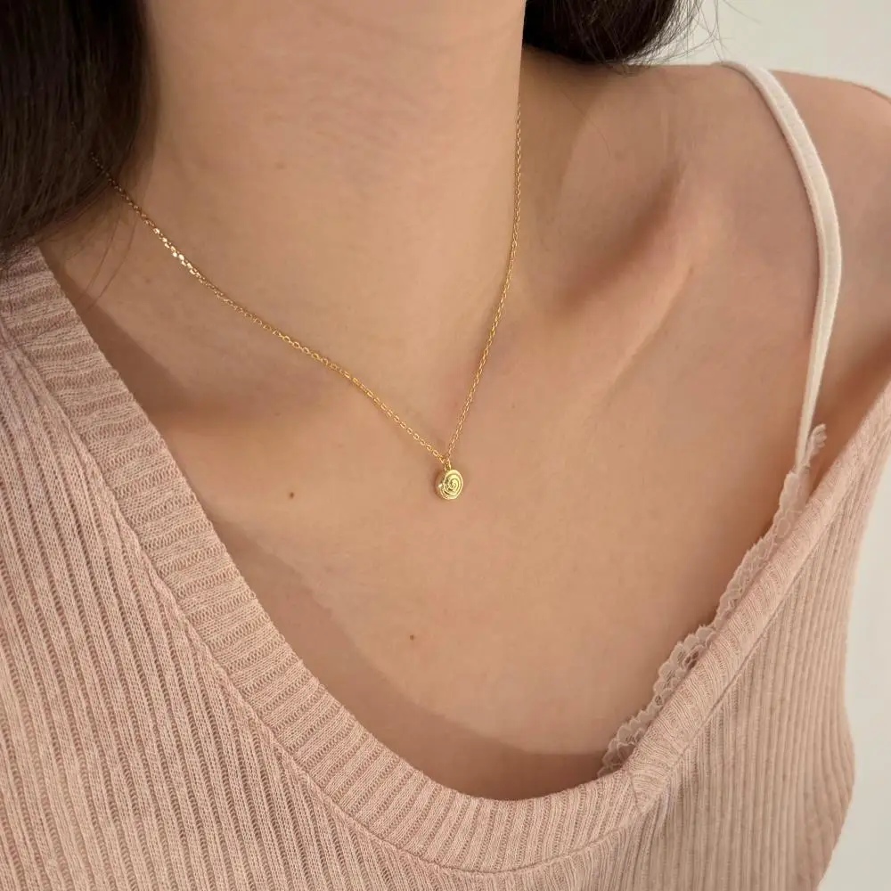 KAKODIY Colorfast 925 Sterling Silver Women's Beautiful 14K Gold Plated Pendant Jewelry Necklace for Girls detail 7