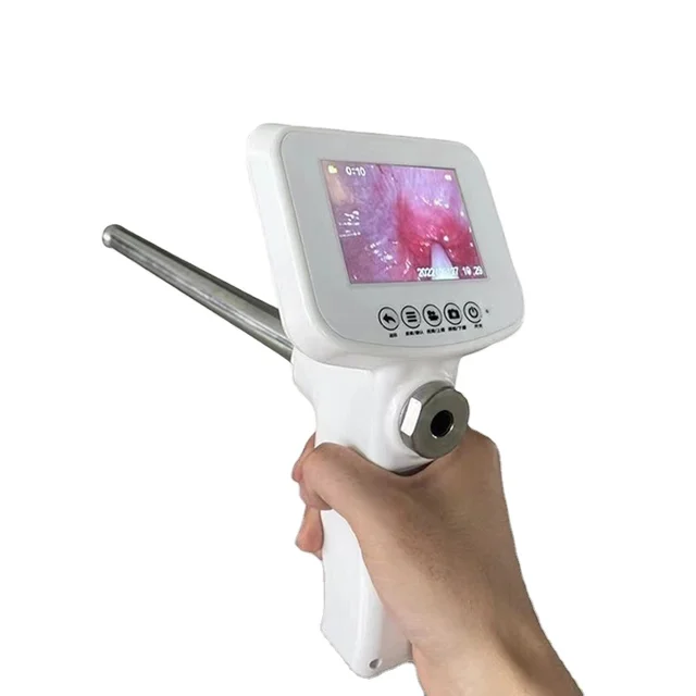 Cattle manual visual handheld sperm transfusion gun 3.5-inch screen accessible learning digital sperm transfusion device