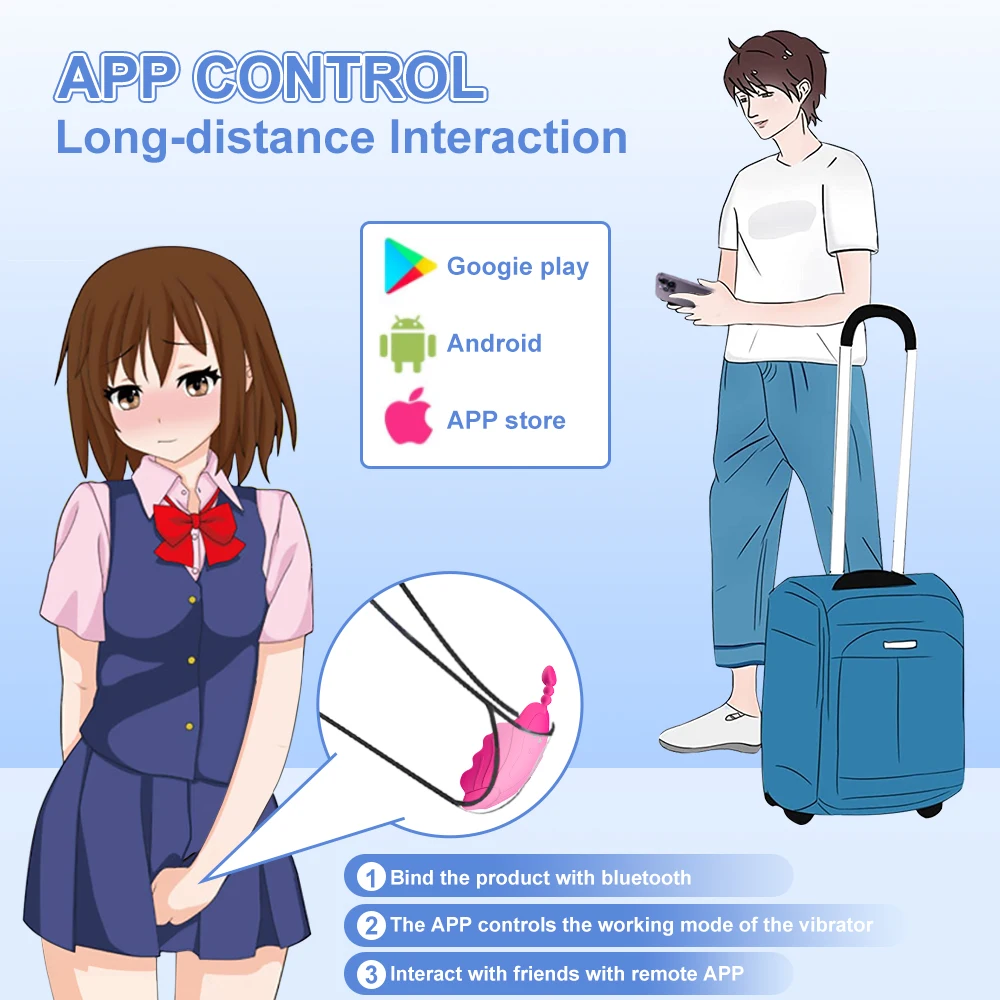 10 Frequency Vibration Vibrator APP for Love Spouse Masturbation Massager Vibrator for Women Sex Toys APP Supplier