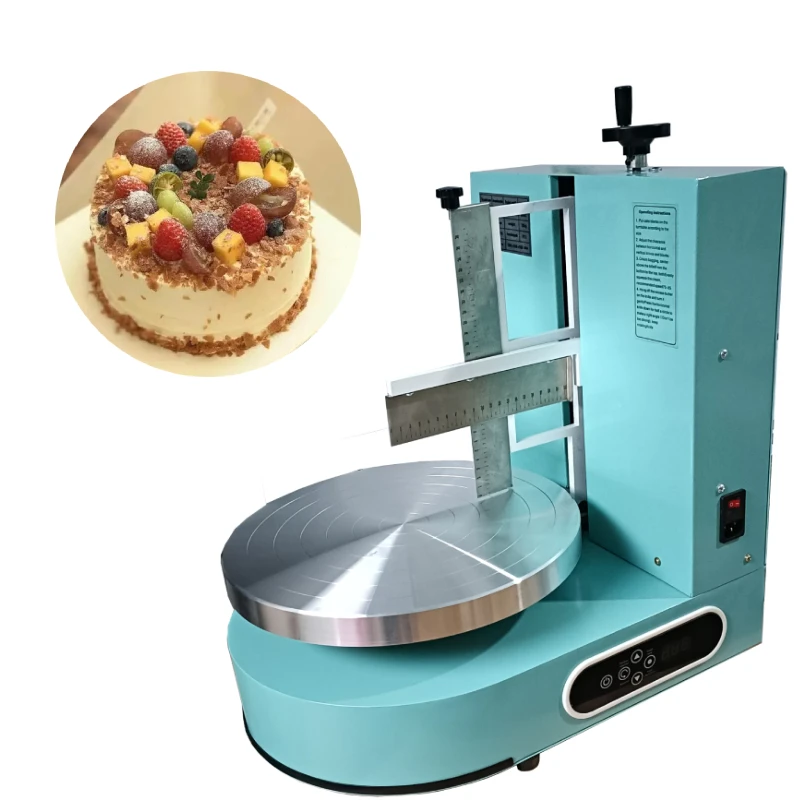 Automatic Cake Frosting Icing Decorating Coating Decoration Frosting Filling Leveler Spreader Spread Smoother Machine