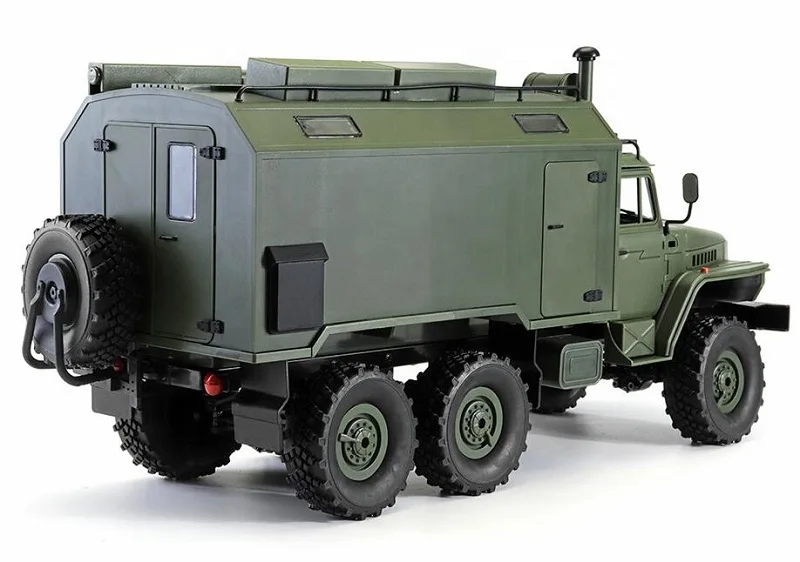 Jouets télécommandés, 1/16 Voiture RC 6WD Rock Crawler WW2 Véhicules de  lArmée 6 Roues Télécommande Camion Militaire Jouets