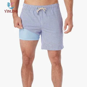 Oem Custom Print Swim Shorts Man Eco-Friendly Drawstring Swim Shorts Trunk Breathable Printed Beach Shorts