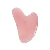 Cuore di Quarzo Rosa Gua Sha