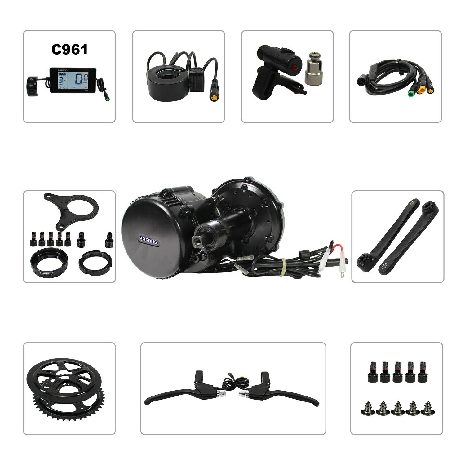 Bafang BBS01B Mid Drive Motor - 36V 250W Power & IP65 Waterproof