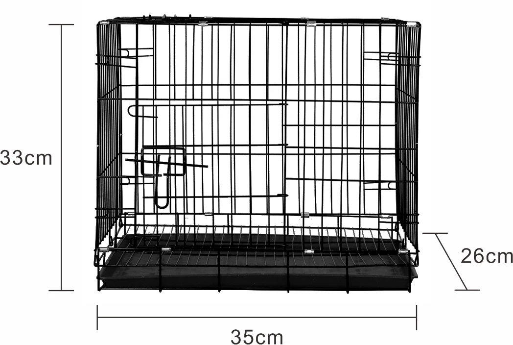 Stainless Steel Metal Luxury Small Collapsible Pet Display Dog Cages