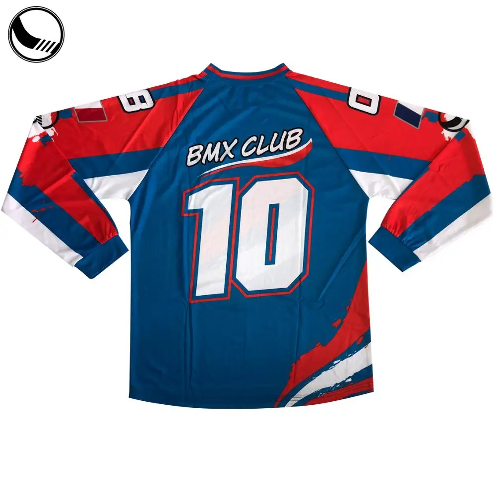 100% Polyester Design Plus Size Motocross Jersey