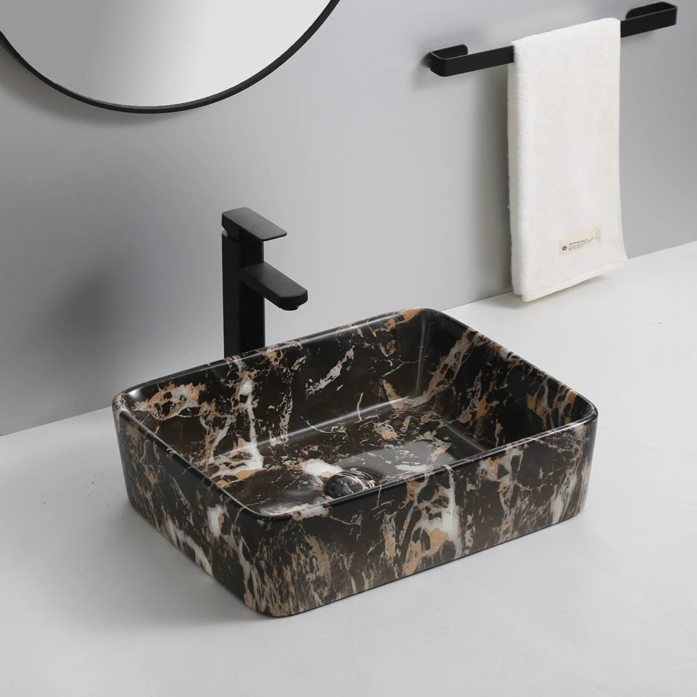 Fancy Ceramic Sanitary Ware Wash Basin Marble Bathroom Sink Lavabo Basin Bathroom Sinks Buy Bathroom Sinks