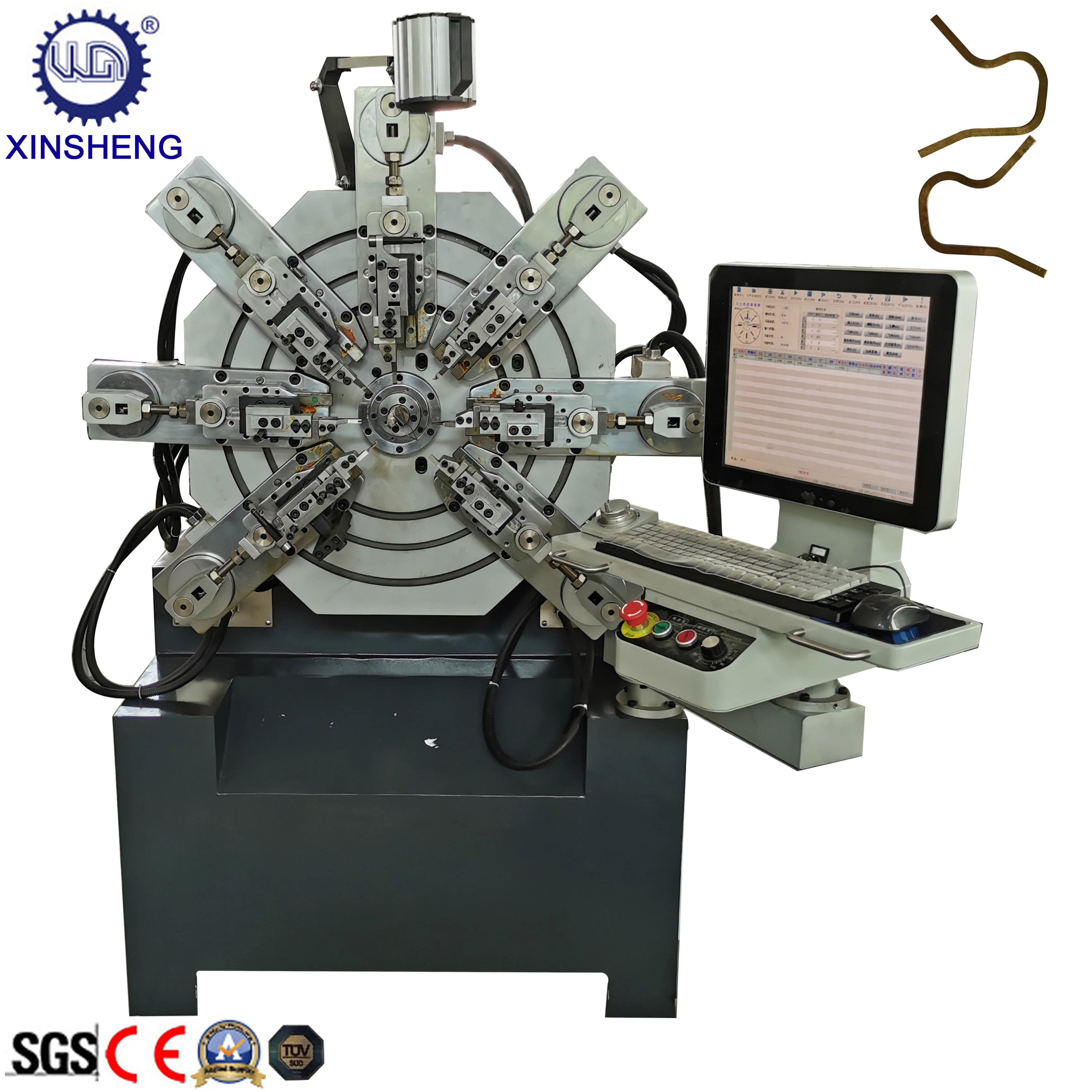 Машина для изготовления бумажных зажимов CNC Camless