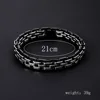 Bracciale nero a grana X pressata da 11 mm