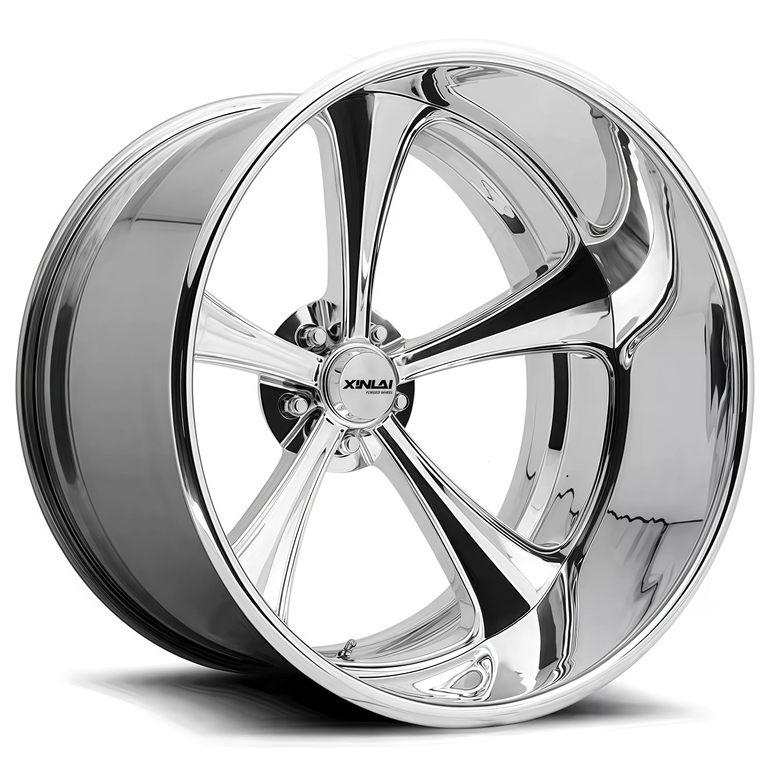 XINLAI Luxury Deep Concave Forged 2 Piece 5x114.3 5x120 5x130 6x139.7 Alloy Chrome Wheels 20 22 24 Inch for BMW AUDI A7 A8 - Image 2