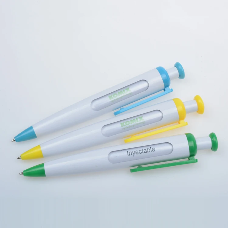 Advertising Customized Plastic Click Pen Rotating 6 Window Message Changing Pen